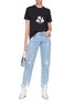 Figure View - Click To Enlarge - GRLFRND - 'Helena' distressed jeans