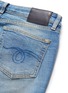  - R13 - 'Kate Skinny' shredded angled cuff jeans