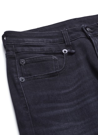  - R13 - 'Boy Straight' shredded cuff jeans