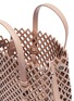 Detail View - Click To Enlarge - ALAÏA - Studded lasercut leather tote
