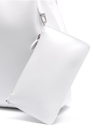 Detail View - Click To Enlarge - ALAÏA - 'Vienne' stud strap leather gusset bucket bag
