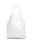 Main View - Click To Enlarge - ALAÏA - 'Vienne' stud strap leather gusset bucket bag