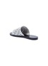 Figure View - Click To Enlarge - ALAÏA - Geometric lasercut leather slide sandals