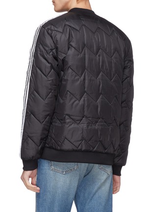 Back View - Click To Enlarge - ADIDAS - 'SST' 3-Stripes sleeve puffer track jacket