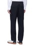 Back View - Click To Enlarge - HELMUT LANG - Wool twill cargo pants
