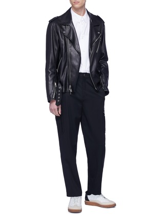 Figure View - Click To Enlarge - HELMUT LANG - Wool twill cargo pants
