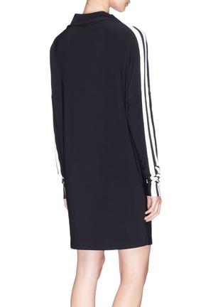 Back View - Click To Enlarge - NORMA KAMALI - 'All In One' stripe sleeve convertible dress