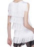 Detail View - Click To Enlarge - NORMA KAMALI - Tiered fringe sleeveless top