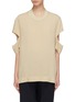 Main View - Click To Enlarge - BASSIKE - Cutout sleeve T-shirt