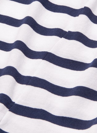  - BASSIKE - Twist seam stripe organic cotton T-shirt