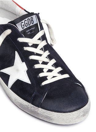 Detail View - Click To Enlarge - GOLDEN GOOSE - 'Superstar' suede sneakers