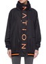 Main View - Click To Enlarge - P.E NATION - 'Off The Block' logo print hooded jacket