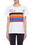 Main View - Click To Enlarge - P.E NATION - 'All Fired Up' stripe T-shirt
