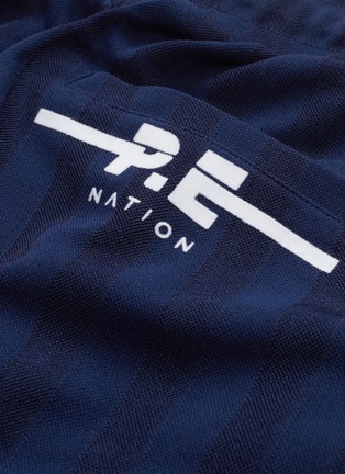  - P.E NATION - 'Spirit' stripe track pants