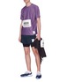 Figure View - Click To Enlarge - SATISFY - 'Short Distance' slogan print running shorts