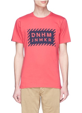 Main View - Click To Enlarge - DENHAM - 'DEN691' slogan print T-shirt