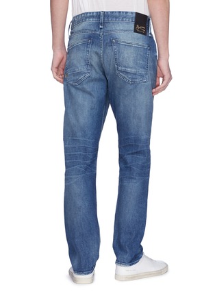 Back View - Click To Enlarge - DENHAM - 'Forge' washed selvedge jeans