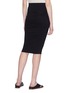Back View - Click To Enlarge - JAMES PERSE - Shirred jersey skirt