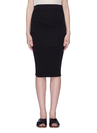 Main View - Click To Enlarge - JAMES PERSE - Shirred jersey skirt