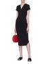 Figure View - Click To Enlarge - JAMES PERSE - Ribbed dress