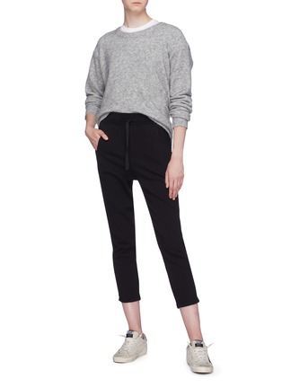 Figure View - Click To Enlarge - JAMES PERSE - Rib knit outseam jogging pants