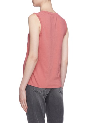 Back View - Click To Enlarge - JAMES PERSE - Patch pocket tank top
