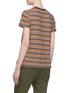 Back View - Click To Enlarge - JAMES PERSE - 'Vintage Boy' stripe cotton-linen knit T-shirt