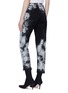 Back View - Click To Enlarge - 3X1 - 'W3 Higher Ground Crop' paint splatter jeans