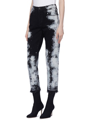 Front View - Click To Enlarge - 3X1 - 'W3 Higher Ground Crop' paint splatter jeans