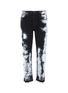 Main View - Click To Enlarge - 3X1 - 'W3 Higher Ground Crop' paint splatter jeans
