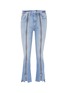 Main View - Click To Enlarge - MOTHER - 'The Rascal' zip front stepped cuff cropped jeans
