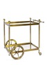 Main View - Click To Enlarge - JONATHAN ADLER - Cheval antiqued brass bar cart