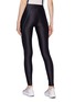 Back View - Click To Enlarge - 72993 - 'Ethereal' pleated piped outseam performance leggings