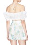 Back View - Click To Enlarge - ZIMMERMANN - 'Melody' ruffle off-shoulder cropped top