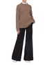 Figure View - Click To Enlarge - KHAITE - 'Beatrice' flared twill pants
