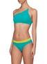 Figure View - Click To Enlarge - FLAGPOLE SWIM - 'Haley' one-shoulder bikini top