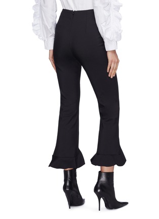Back View - Click To Enlarge - C/MEO COLLECTIVE - 'Forgive' ruffle cuff cropped pants
