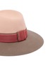 Detail View - Click To Enlarge - MAISON MICHEL - 'Virginie' colourblock rabbit furfelt fedora hat