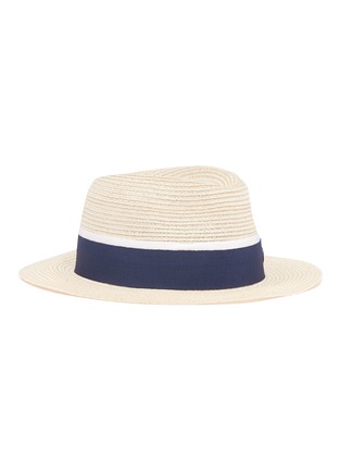 Main View - Click To Enlarge - MAISON MICHEL - 'André' hemp straw trilby hat
