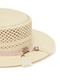 Detail View - Click To Enlarge - MAISON MICHEL - 'Kiki' brisa straw openwork canotier hat
