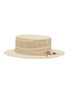 Figure View - Click To Enlarge - MAISON MICHEL - 'Kiki' brisa straw openwork canotier hat