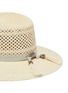 Detail View - Click To Enlarge - MAISON MICHEL - 'Virginie' brisa straw openwork fedora hat