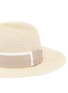Detail View - Click To Enlarge - MAISON MICHEL - 'Henrietta' hemp straw fedora hat