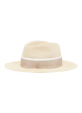 Figure View - Click To Enlarge - MAISON MICHEL - 'Henrietta' hemp straw fedora hat