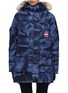 Main View - Click To Enlarge - CANADA GOOSE - 'Expedition' abstract camouflage print coyote fur hooded down parka