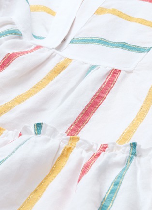 Detail View - Click To Enlarge - CAROLINE CONSTAS - 'Lyssa' stripe flared tiered mini dress