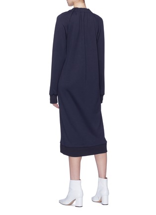 Back View - Click To Enlarge - TIBI - 'Marsha' convertible patch pocket cardigan dress