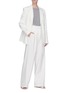 Figure View - Click To Enlarge - TIBI - 'Mora' button strap suiting blazer