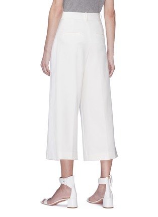 Back View - Click To Enlarge - TIBI - 'Mora' stripe outseam suiting culottes