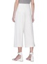 Back View - Click To Enlarge - TIBI - 'Mora' stripe outseam suiting culottes